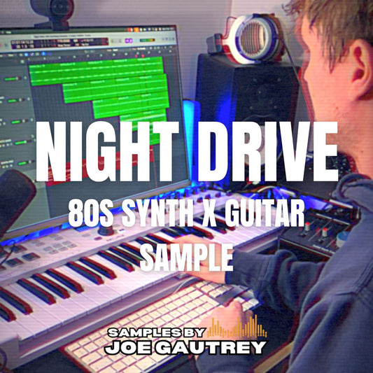 Night Drive | 80s Synth x Guitar Sample - C major 110BPM