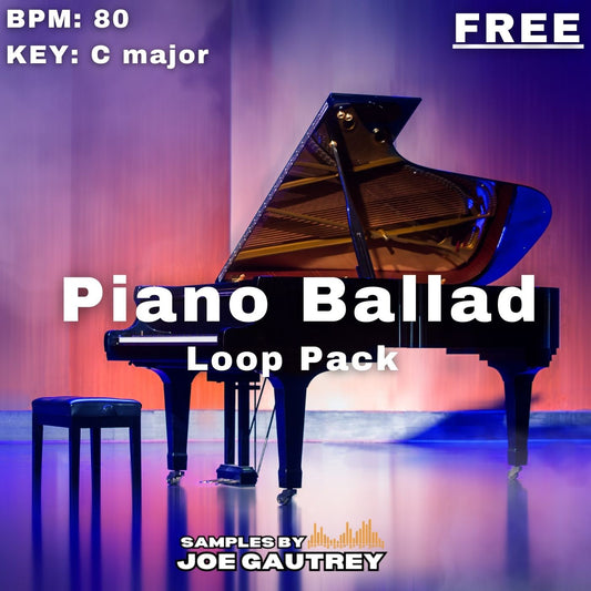 [FREE] Emotional Piano Ballad Loop Pack | 80bpm x C major